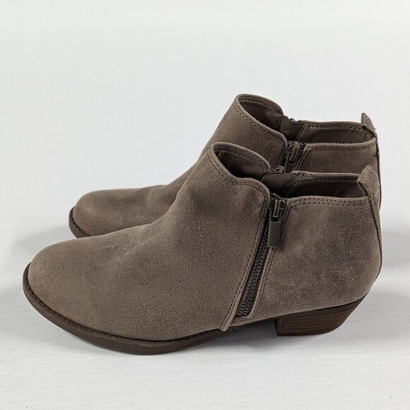 Carlos Santana Size 7.5M Soft Taupe Brown Brie Ankle Booties - Picture 1 of 10